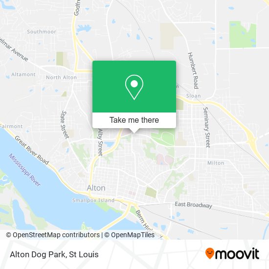 Mapa de Alton Dog Park