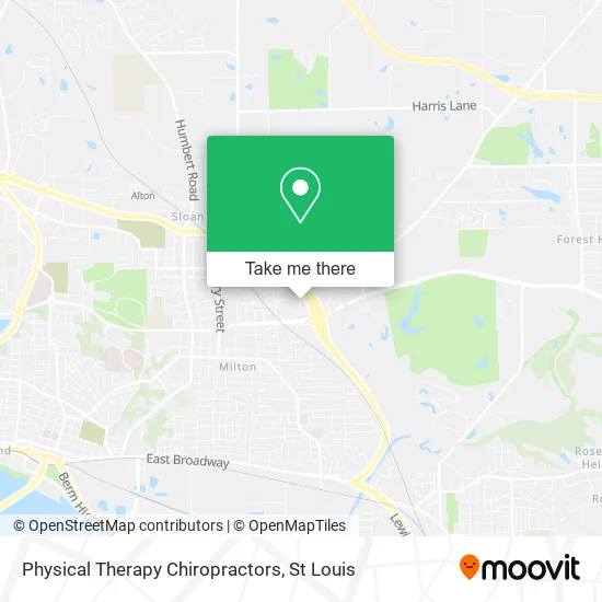 Physical Therapy Chiropractors map