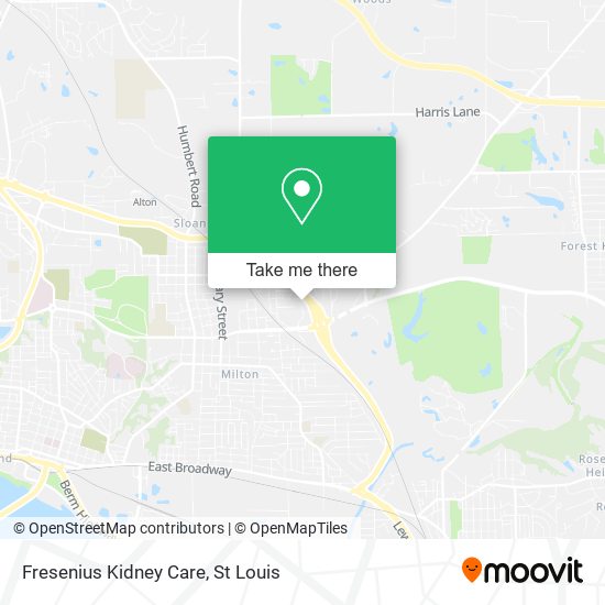 Fresenius Kidney Care map