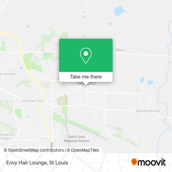 Mapa de Envy Hair Lounge