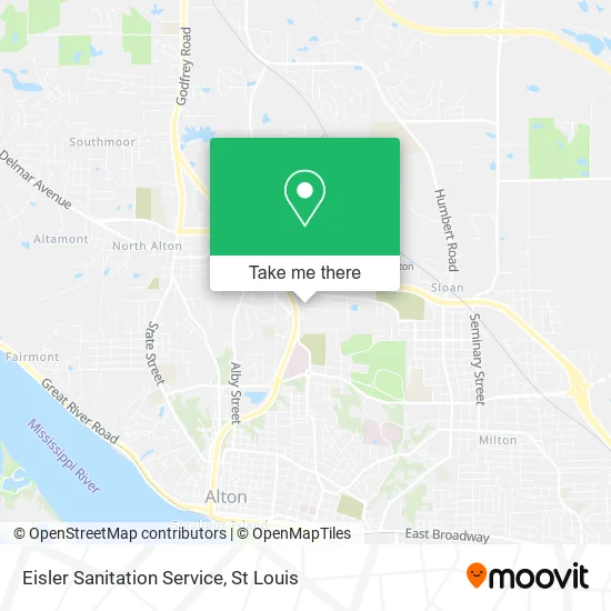 Eisler Sanitation Service map
