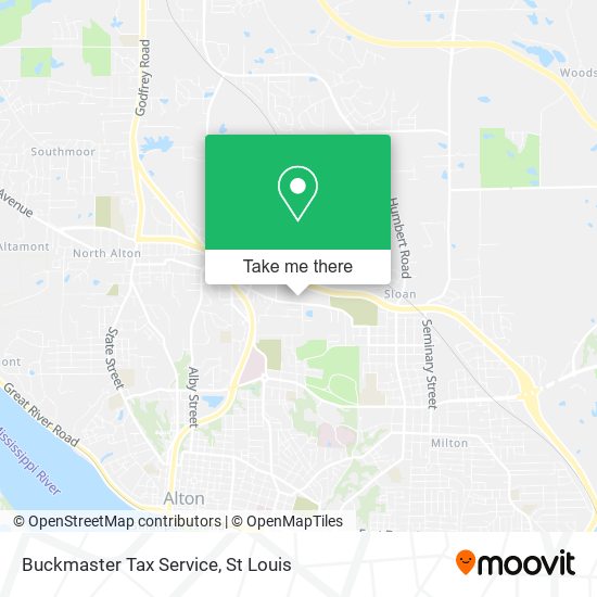 Buckmaster Tax Service map