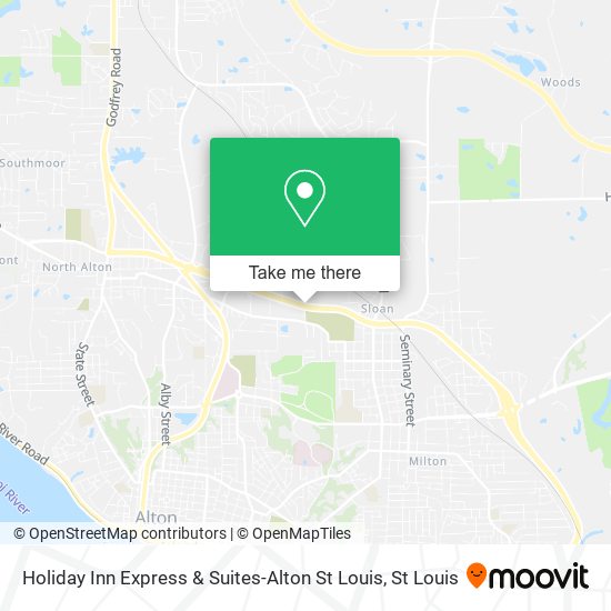 Mapa de Holiday Inn Express & Suites-Alton St Louis