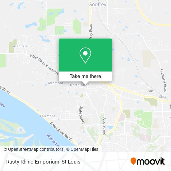 Mapa de Rusty Rhino Emporium