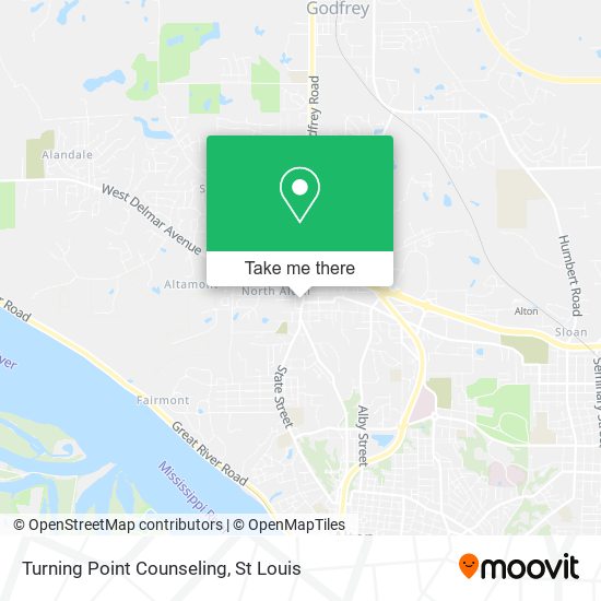 Turning Point Counseling map