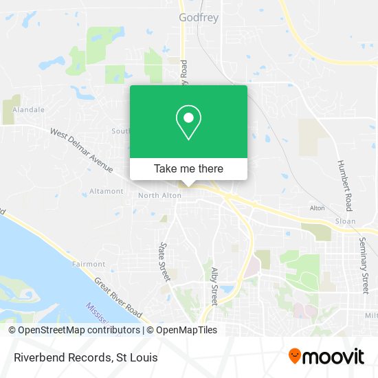 Riverbend Records map