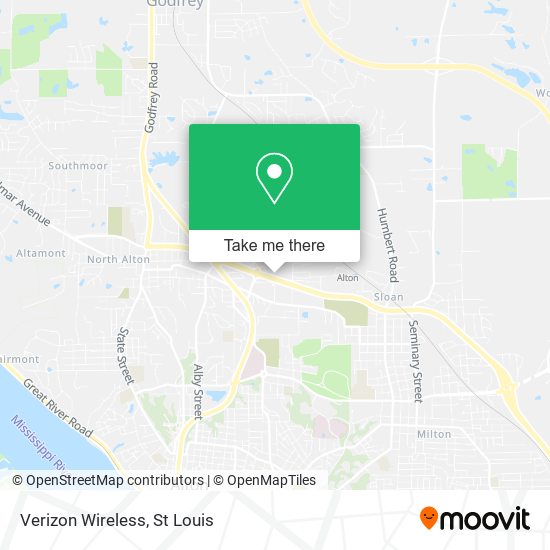 Mapa de Verizon Wireless