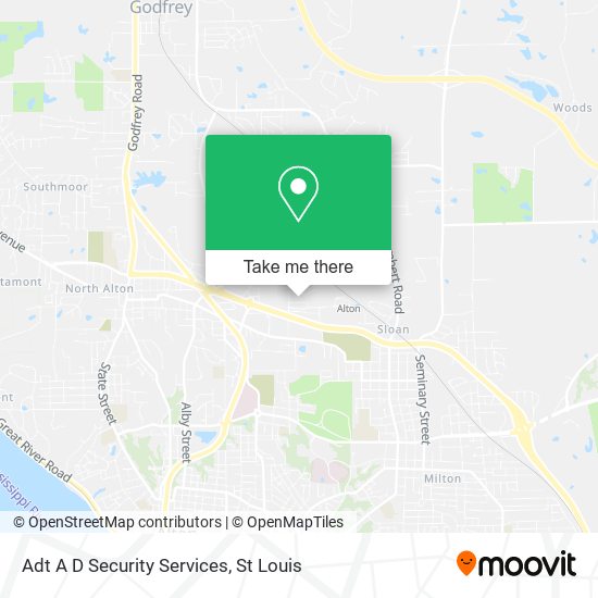 Adt A D Security Services map