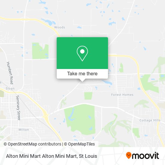 Mapa de Alton Mini Mart Alton Mini Mart