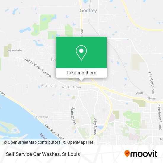 Mapa de Self Service Car Washes