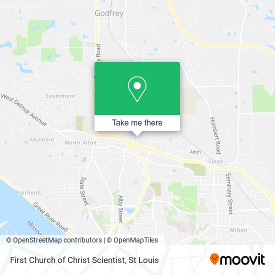 First Church of Christ Scientist map