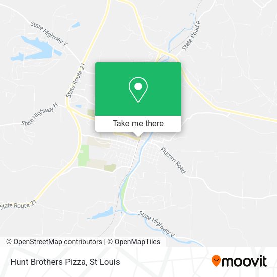 Mapa de Hunt Brothers Pizza