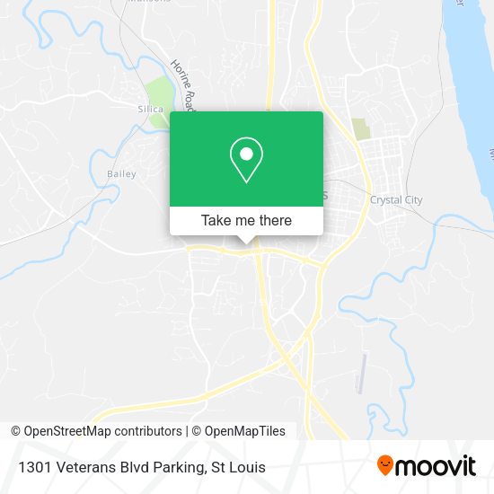 1301 Veterans Blvd Parking map