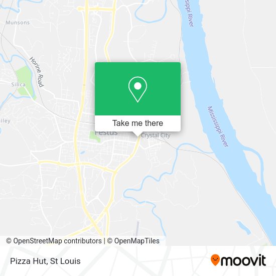 Mapa de Pizza Hut