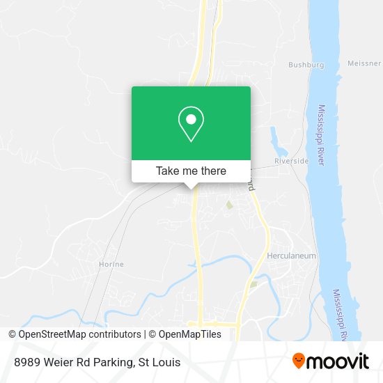 8989 Weier Rd Parking map