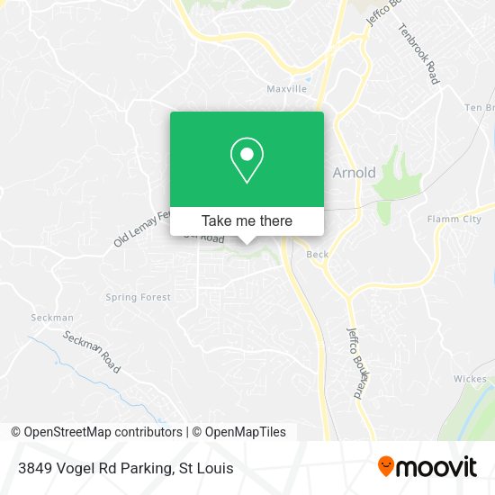 3849 Vogel Rd Parking map