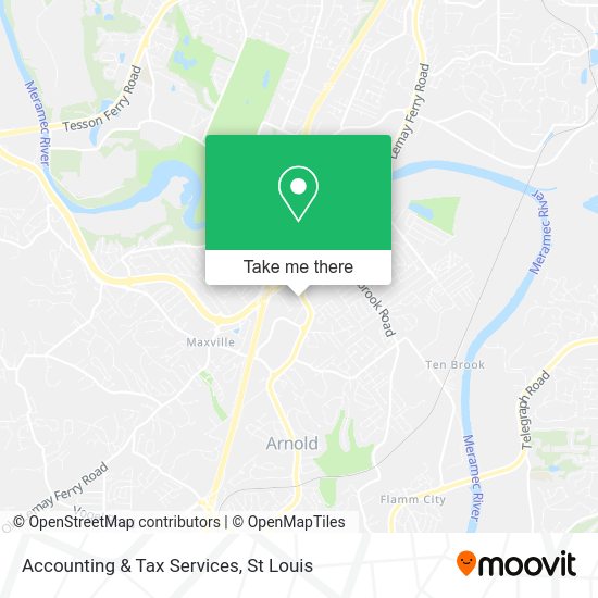 Accounting & Tax Services map