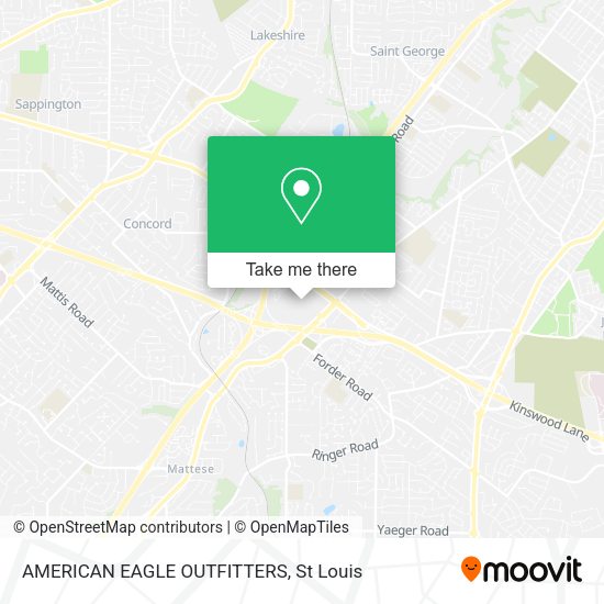Mapa de AMERICAN EAGLE OUTFITTERS