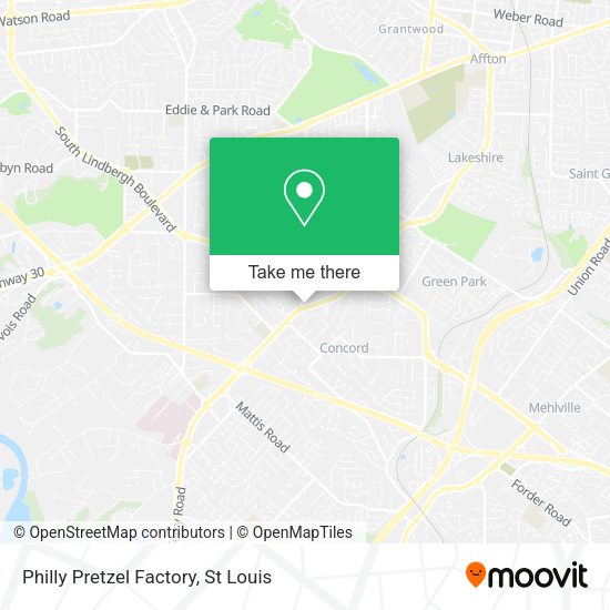 Philly Pretzel Factory map
