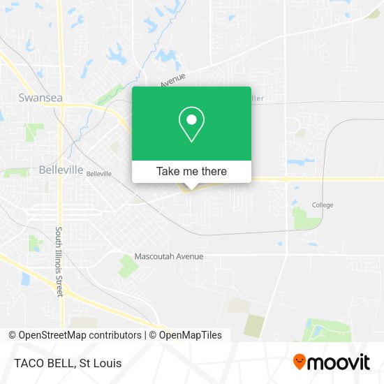 TACO BELL map