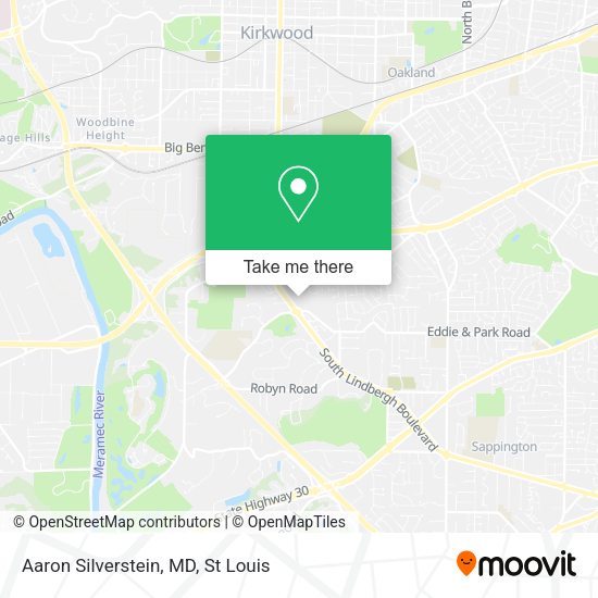 Aaron Silverstein, MD map
