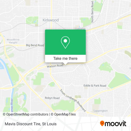 Mapa de Mavis Discount Tire
