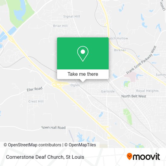 Mapa de Cornerstone Deaf Church
