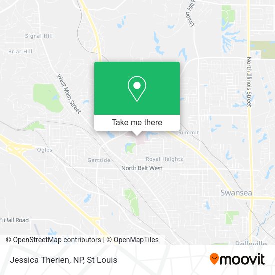Jessica Therien, NP map
