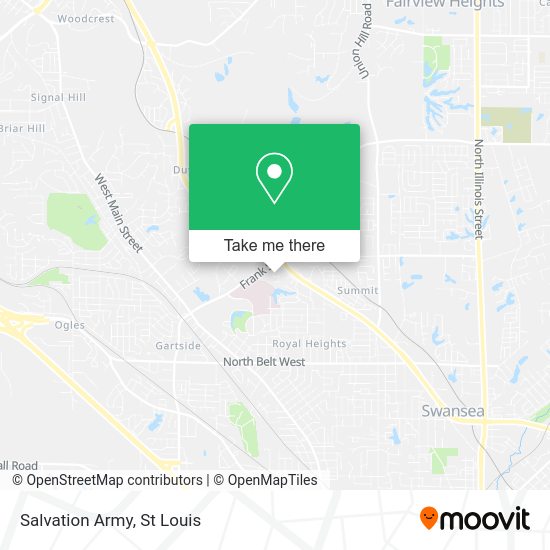 Mapa de Salvation Army