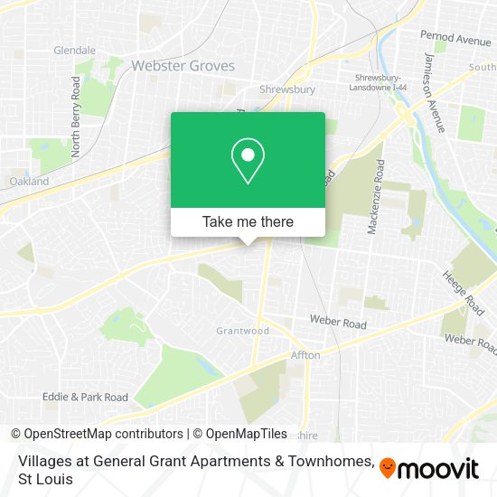 Mapa de Villages at General Grant Apartments & Townhomes