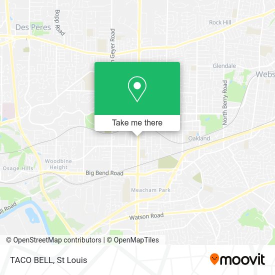 Mapa de TACO BELL