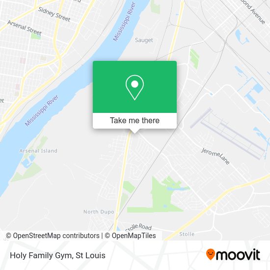 Holy Family Gym map