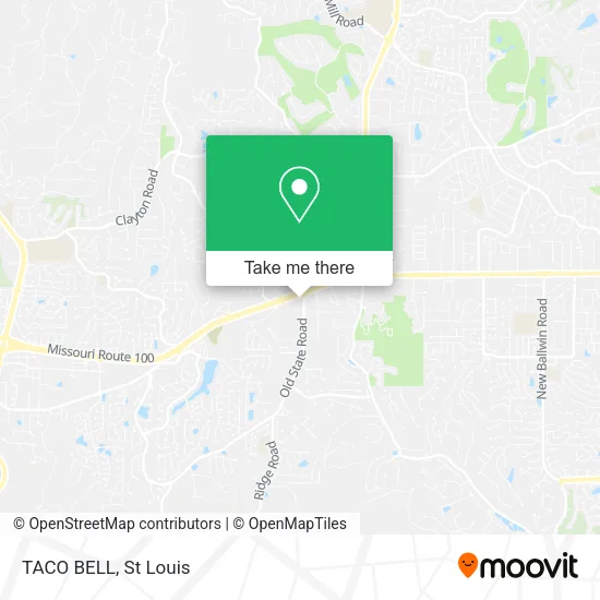 Mapa de TACO BELL