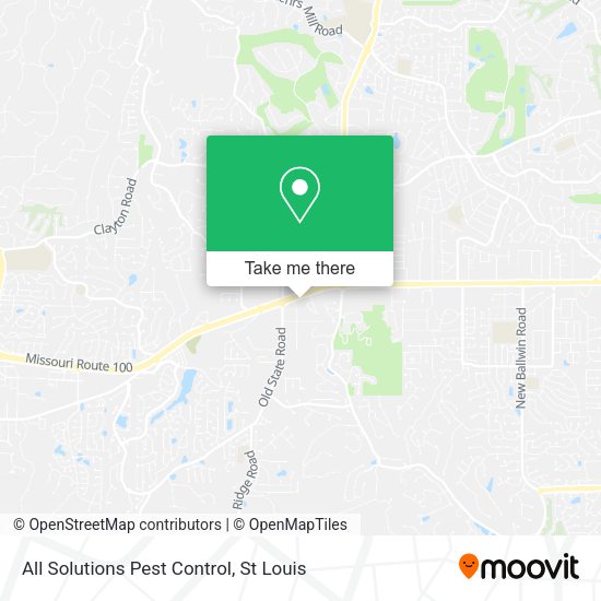 All Solutions Pest Control map