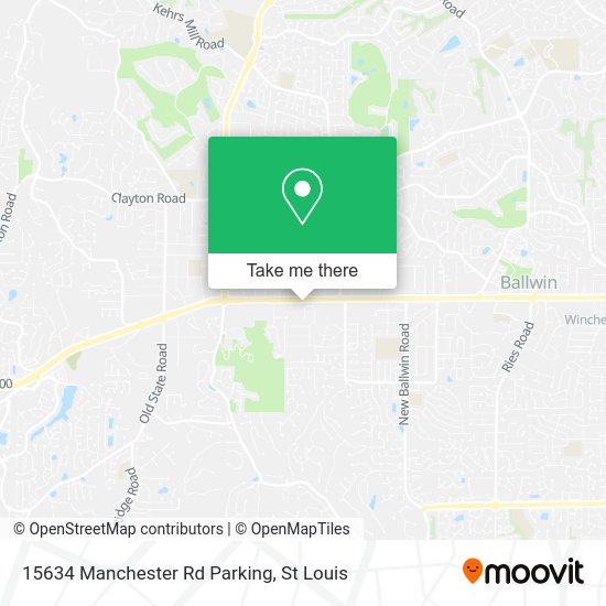 Mapa de 15634 Manchester Rd Parking