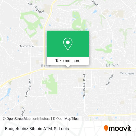 Budgetcoinz Bitcoin ATM map