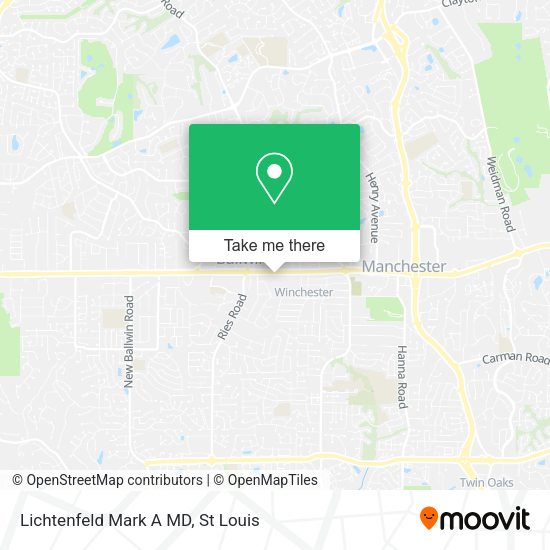 Lichtenfeld Mark A MD map
