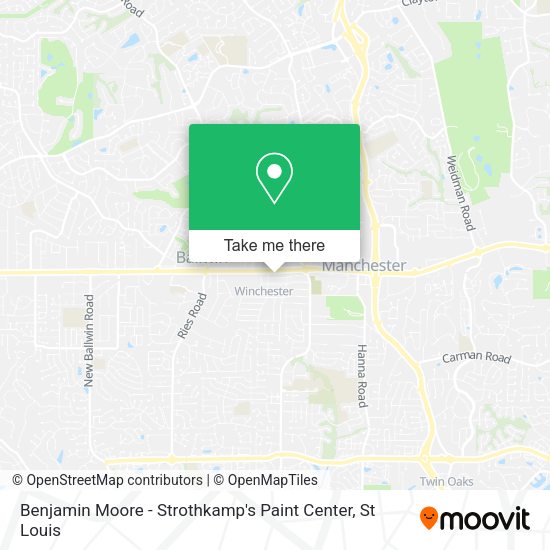 Benjamin Moore - Strothkamp's Paint Center map