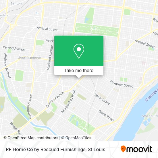 RF Home Co by Rescued Furnishings map