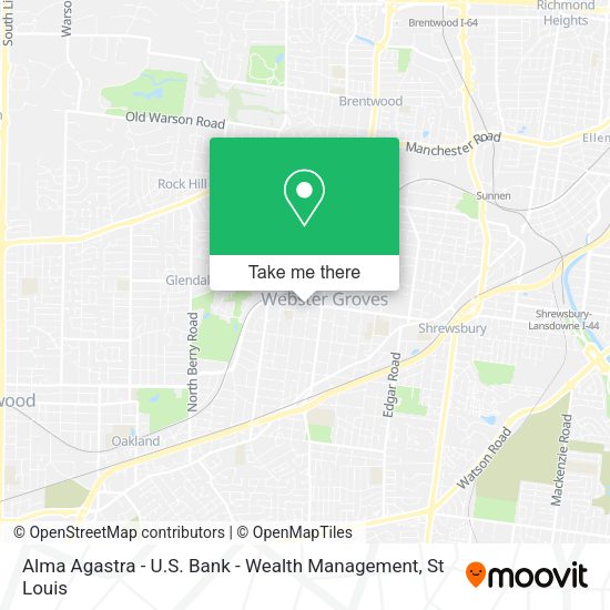 Alma Agastra - U.S. Bank - Wealth Management map