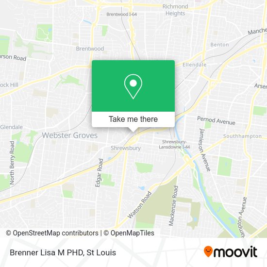 Brenner Lisa M PHD map