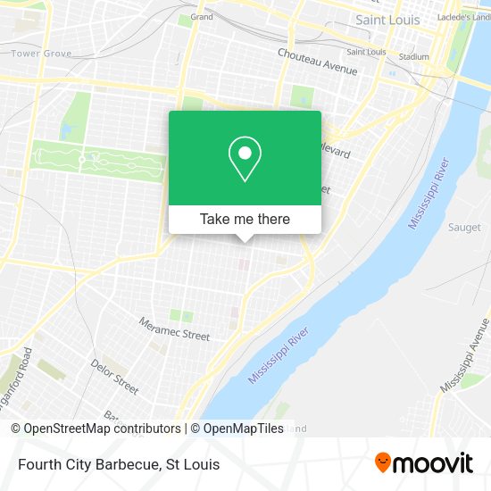 Fourth City Barbecue map