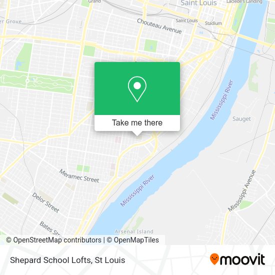Shepard School Lofts map