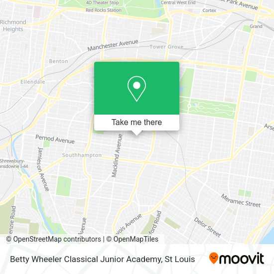 Betty Wheeler Classical Junior Academy map