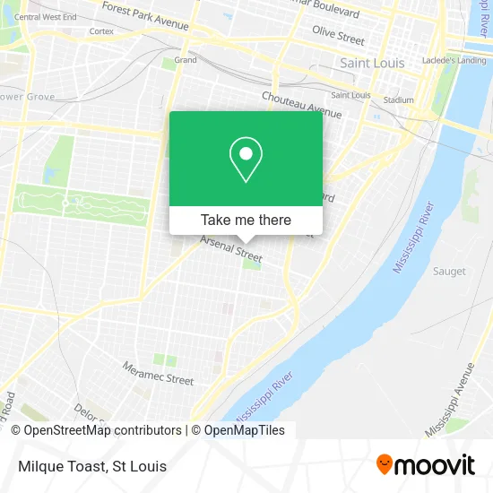 Milque Toast map