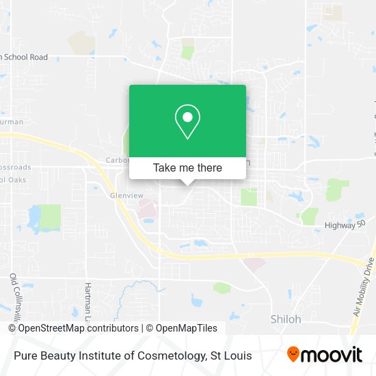Mapa de Pure Beauty Institute of Cosmetology