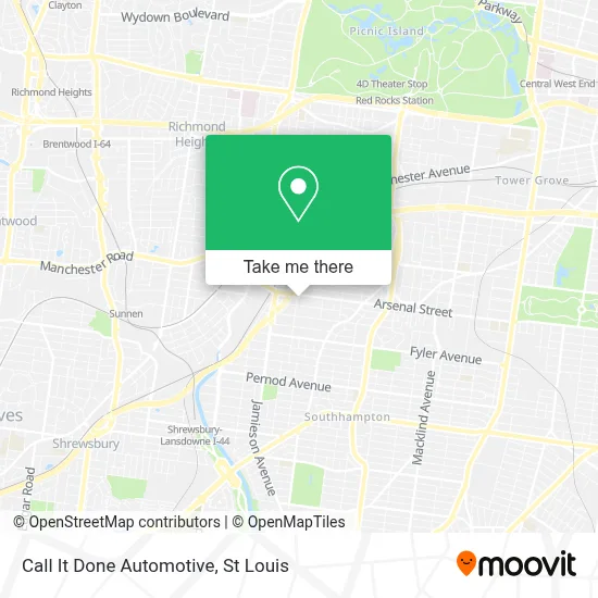 Call It Done Automotive map