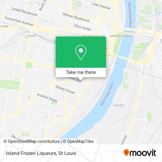 Island Frozen Liqueurs map