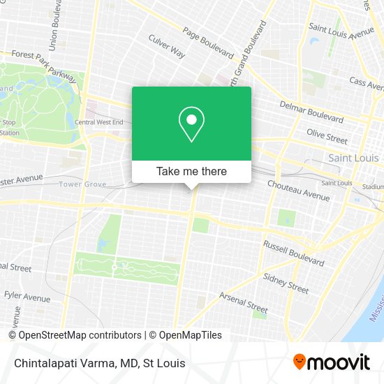 Chintalapati Varma, MD map