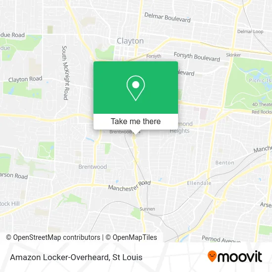 Amazon Locker-Overheard map